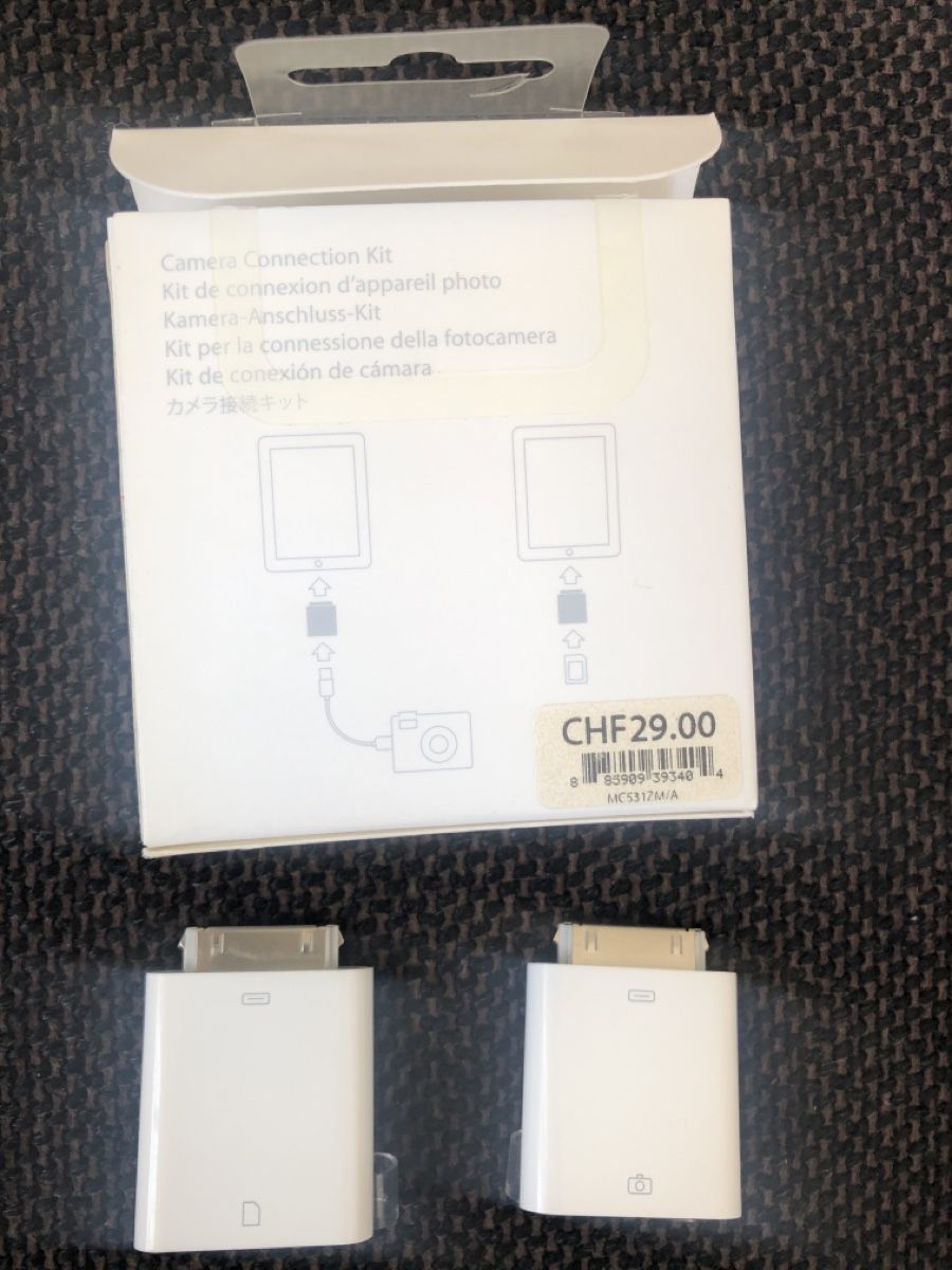 Apple Unità & Adattatore: Apple iPad Camera Connection Kit MC531ZM/A - New Old Stock – Nuovo (secondo la descrizione) da Rueschlikon venduto da ShinyBlackRaven 3