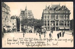AK Genève, Place Bel-Air, 1903