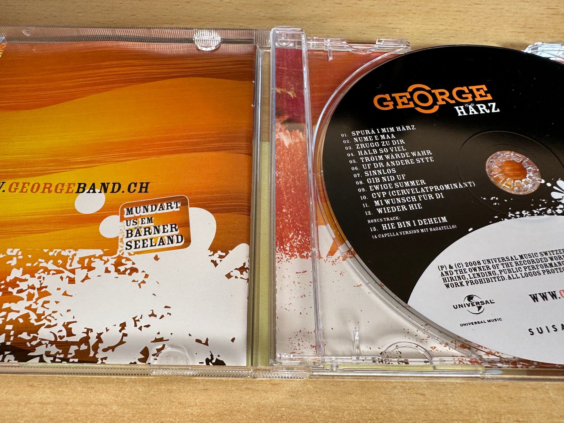 CD: George – Härz – Usato da Rikon im Tösstal venduto da Alpenmutz 2