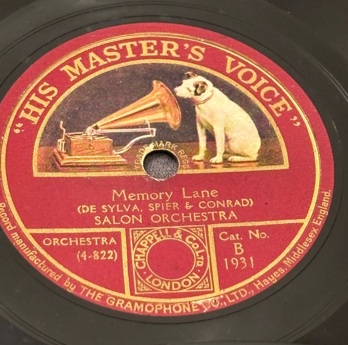 Dischi in vinile: 2x Schellack - Salon Orchestra - 10"-78 Touren – Usato da Stans venduto da canberra04 2