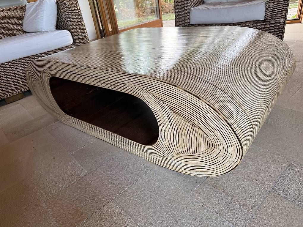 Tables: Designer Salontisch aus Rattan – D'occasion à Deitingen par Martin4500 1
