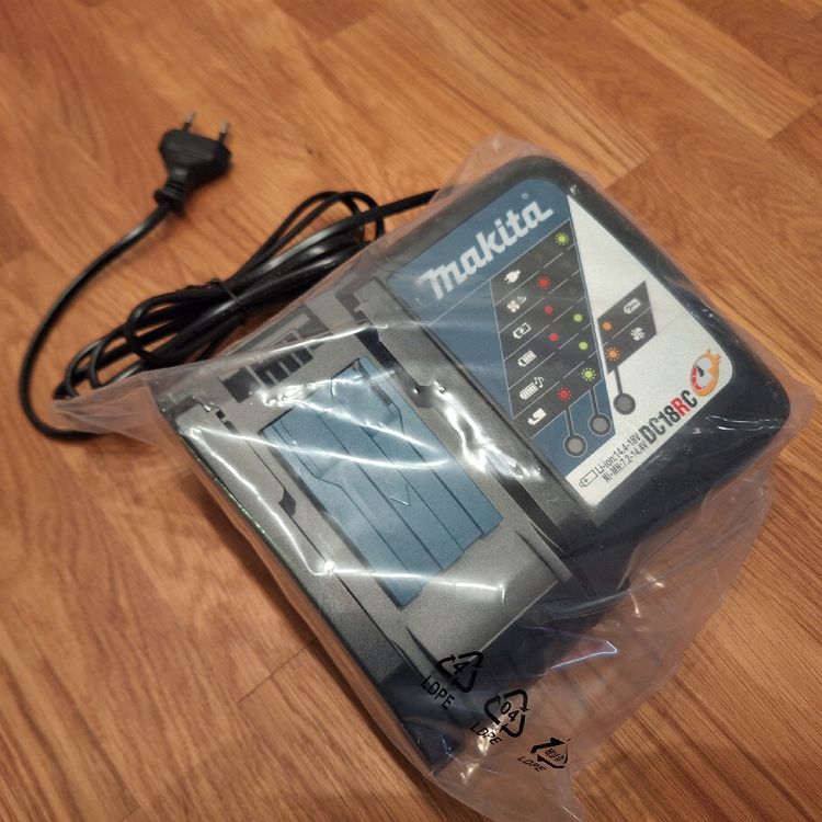 Makita DC18RC Schnellladegerät Für 18V LXT Akkus – Original, Neu, Für Werkstatt & DIY