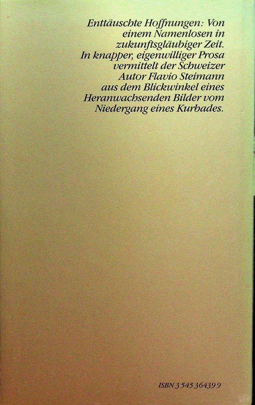 Libri: Flavio Steinmann Aperwind Benziger EA 1987 – Usato da Reitnau venduto da Zaomir 1