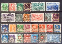 SVISLANDO 1907 à 1933: Lot de timbres oblitérés, O
