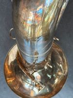 B-Tuba, 3 Drehventile, silber/vintage, revidiert, gereinigt