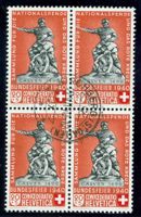 1940 Schweiz Pro Patria Viererblock