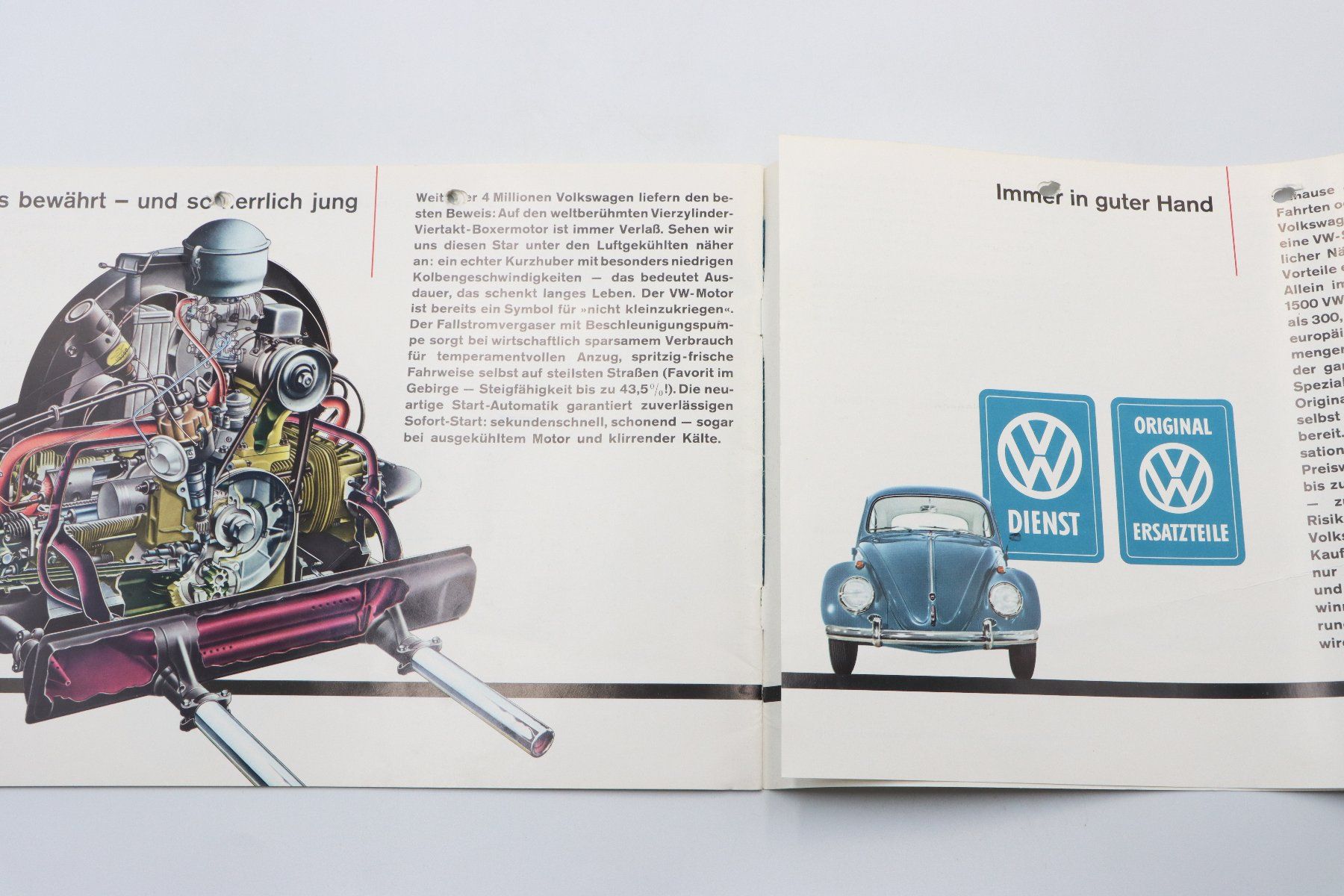 VW Dokumente: VW Käfer 1961 Prospekt – Gebraucht aus Bühl b.Aarberg von Collectorpassions 8