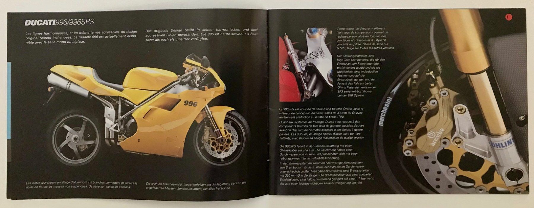 Ducati Documents: Ducati Prospekt Gesamtprogramm 2000 – D'occasion à Strengelbach par Omobono 3