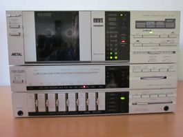 Sharp SA-107H + RT-107H (80'S) Amplificateur avec Radio+ K7