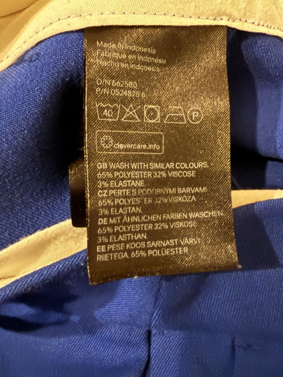H&M Pantaloni: H&M Hose, Damen, Grösse 38, Blau – Nuovo (secondo la descrizione) da Basel venduto da zukk_ 2