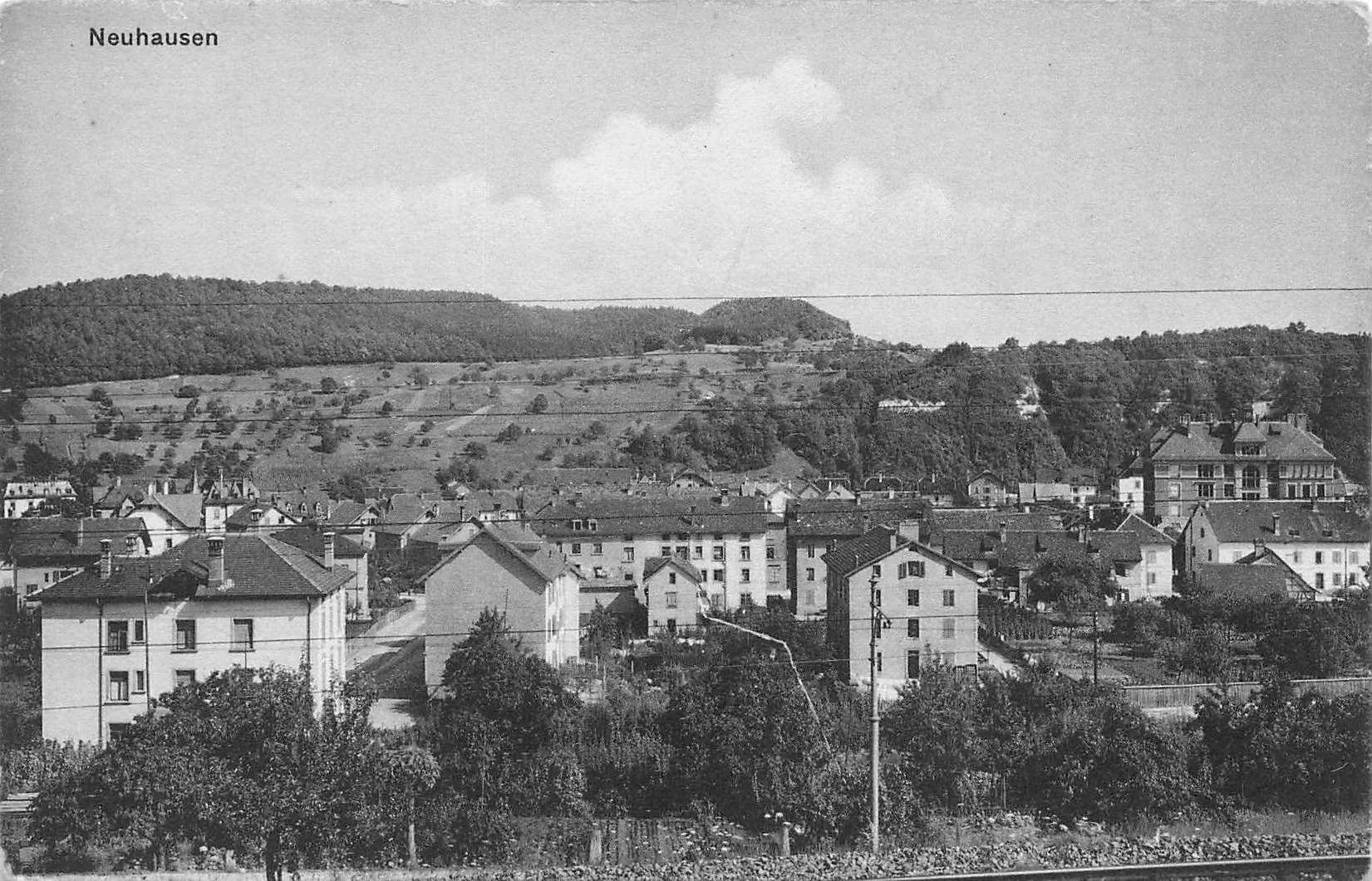 Cartoline postali: Neuhausen – Usato da Biasca venduto da Blenio71