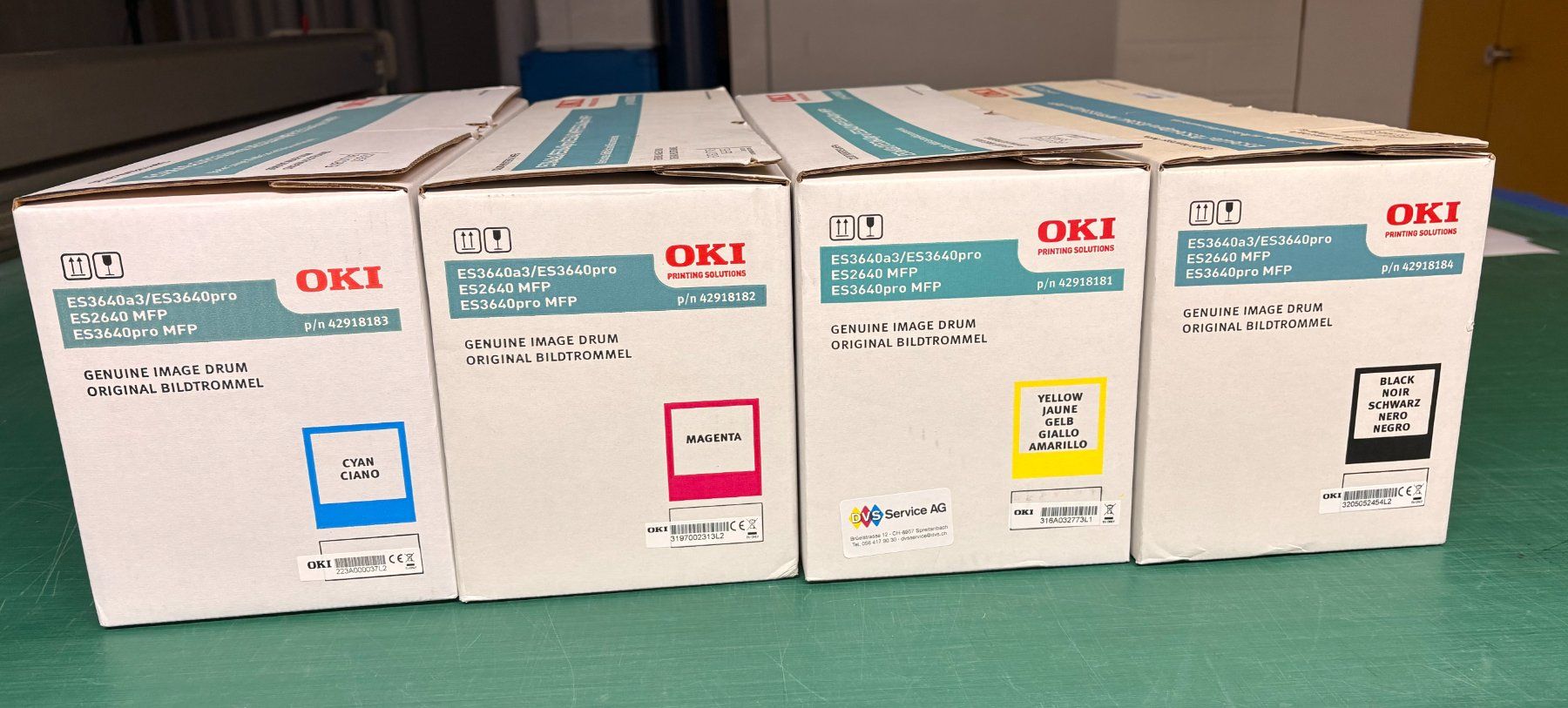 Oki Cartucce per stampanti & toner: OKI Bildtrommel Set ES3640 / ES2640 CMYK Original – Nuovo (secondo la descrizione) da Kloten venduto da rtkmedientechnikag 5