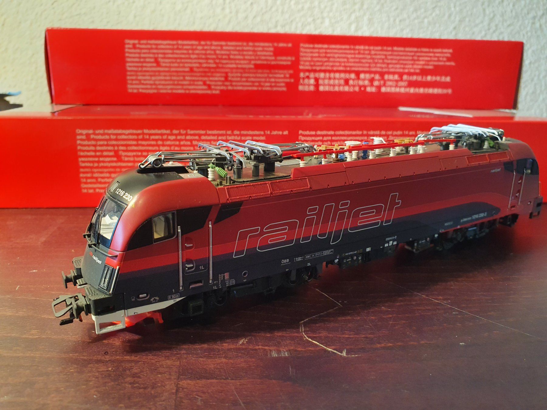 Piko Modellini di ferrovie: PIKO:AC: ÖBB RAILJET 4-TEILIG DIGITAL OVP – Usato da Biglen venduto da taunus82 1