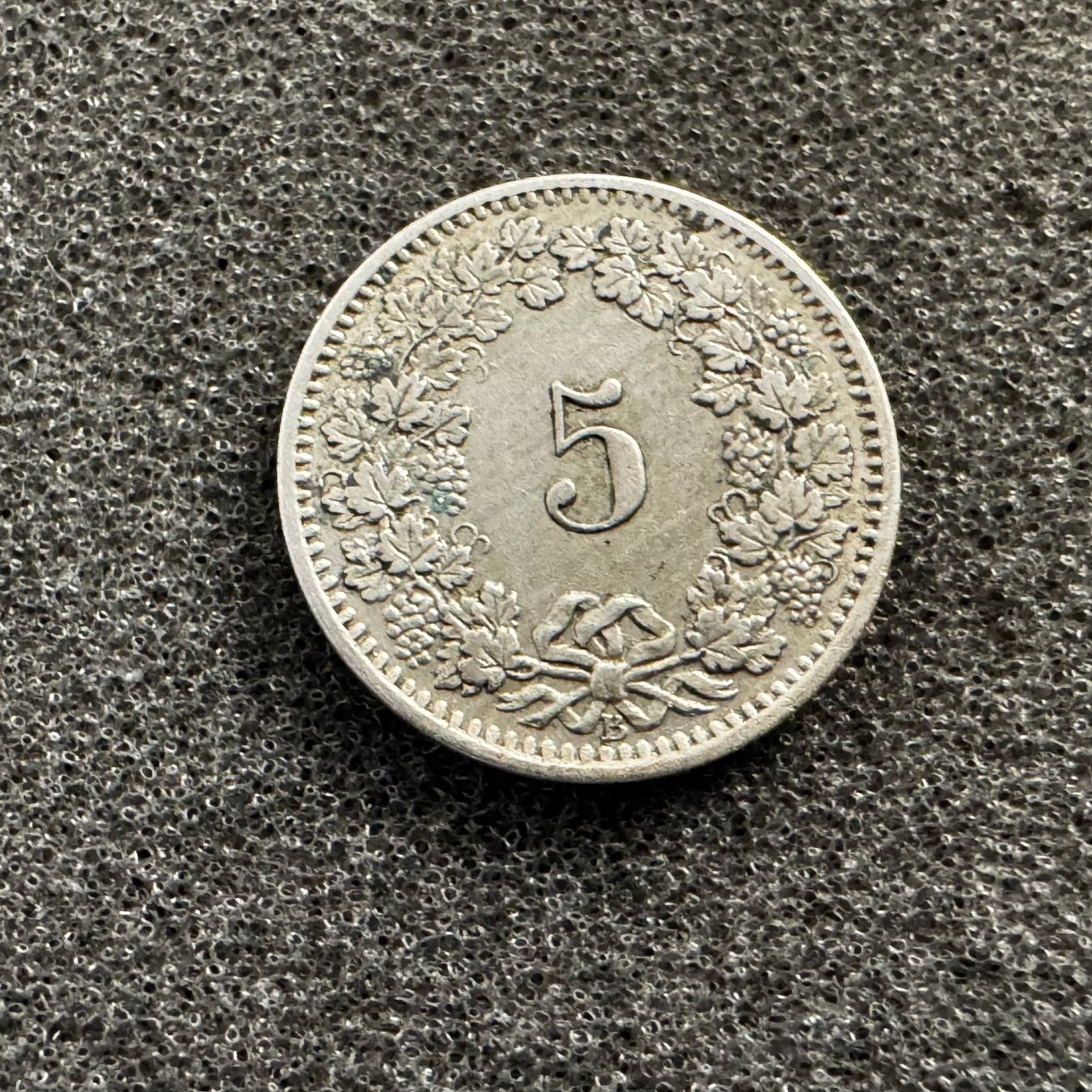 Tutti le monete: 5 Rappen Schweiz 1913 – Usato da Reitnau venduto da tb-muenzen 1