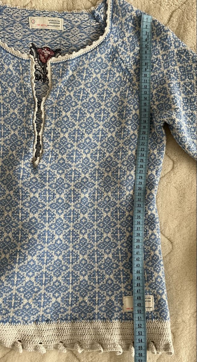 Odd Molly Pulls & Sweat-shirts: Odd Molly Pullover blau weiss Grösse 2  – D'occasion à Uster par Family_Boutique 6