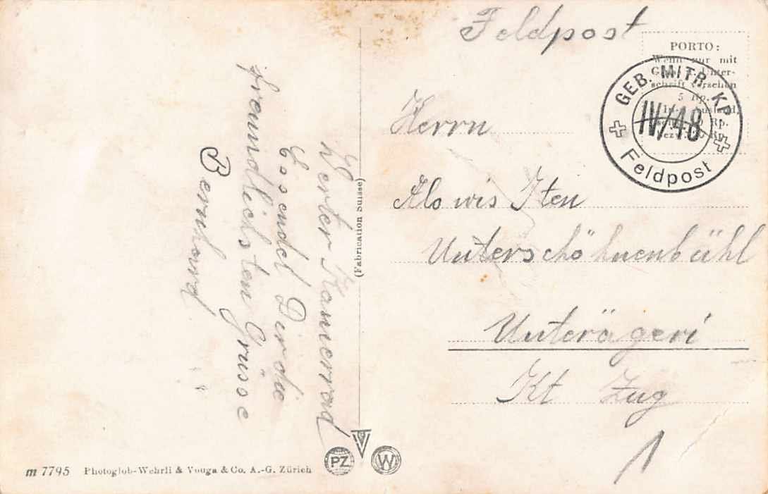 Cartoline postali: alte Ansichtskarte aus Archiv: DEUTSCHSCHWEIZ - ab 1.-- – Usato da Winterthur venduto da SchatzchischtliWinti 1