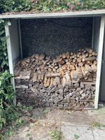 Brennholz (Buche) trocken inkl. Unterstand 