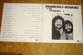 FRANCIOLI - BOVARD – "Musique" - Vinyl-Doppel-LP Jazz