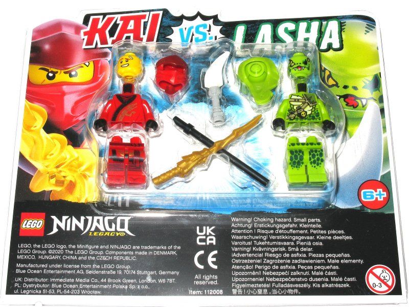 Lego Kit di costruzioni: Lego Ninjago Kai vs. Lasha Blister Pack – Nuovo (secondo la descrizione) da Rechthalten venduto da hosme_be