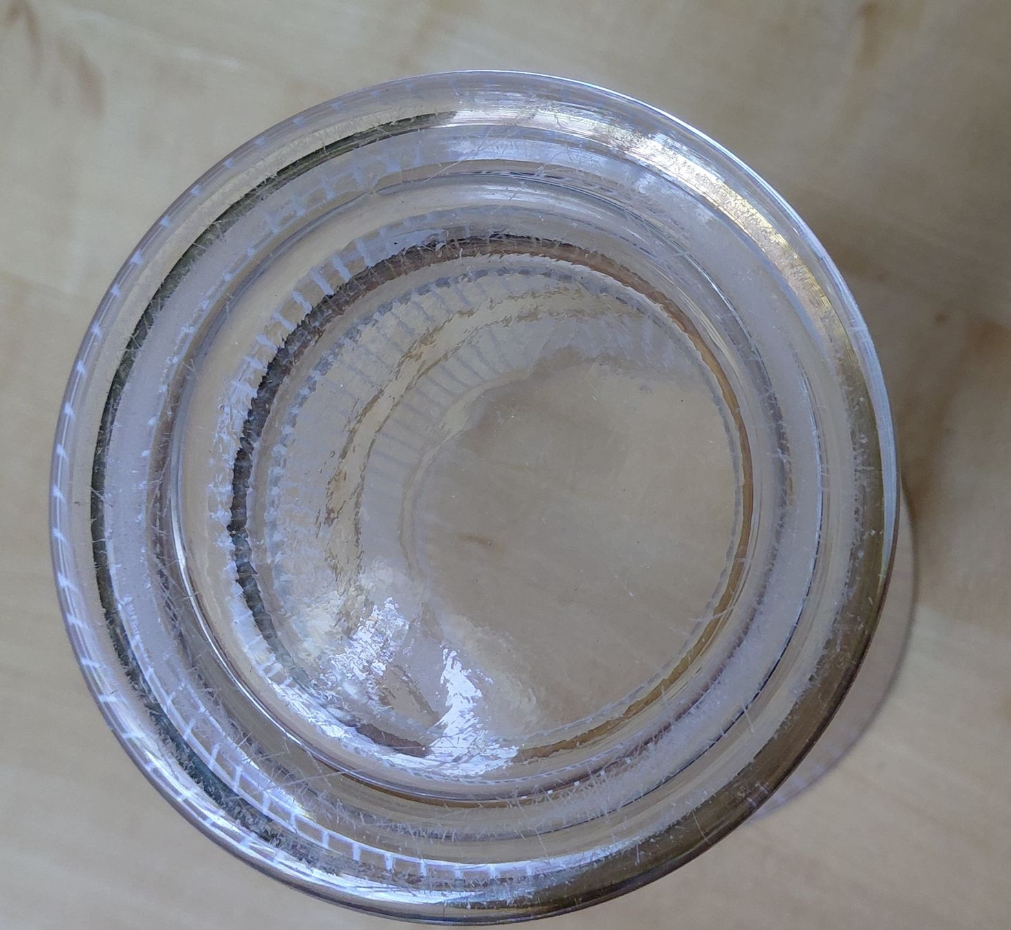 Vase & Récipients: grosse Kristalvase mit gemaltem Muster – D'occasion à Trogen par Limboo 5