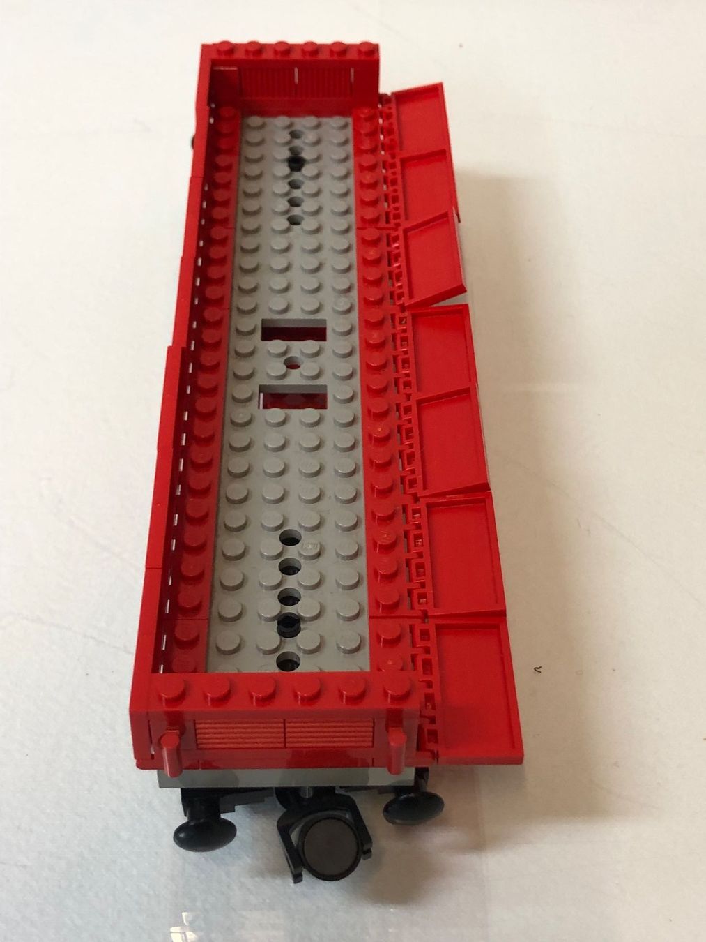 Lego Kit di costruzioni: LEGO 4543 - Tractor Flatbed 9V Eisenbahn Tieflader Waggon – Usato da Brunnen venduto da Allerwaren 2