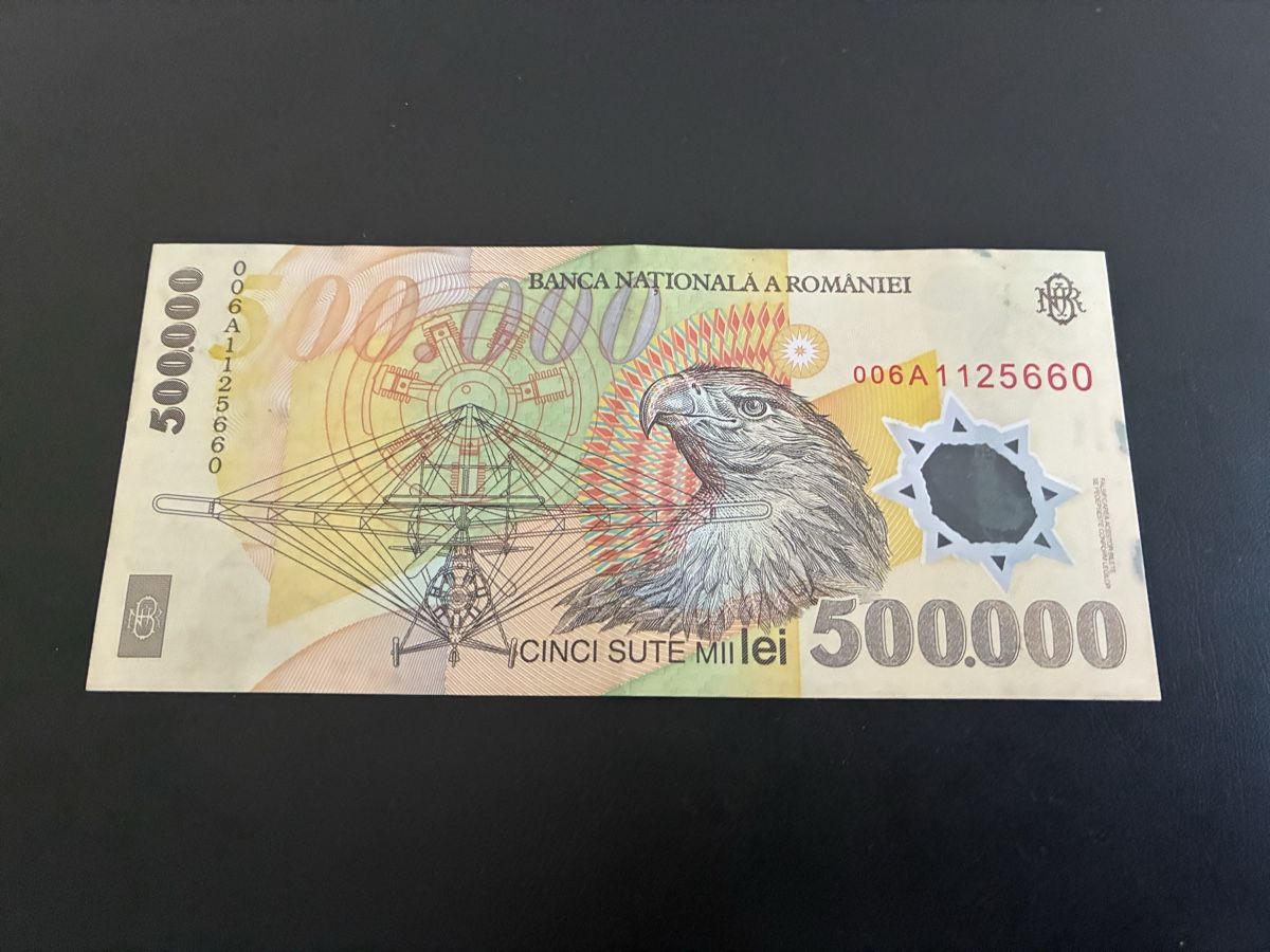 Banconote: 500000 Lei ROMANIA 2000 P.115a – Usato da Dällikon venduto da Woldbanknoten 2