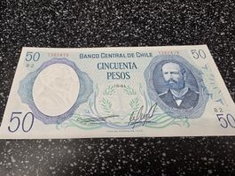 Chile 50 Pesos 1981 Banknote 
