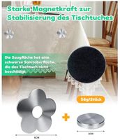 8 ser Tischtuchklammern Outdoor Edelstahl Tischdeckenhalter