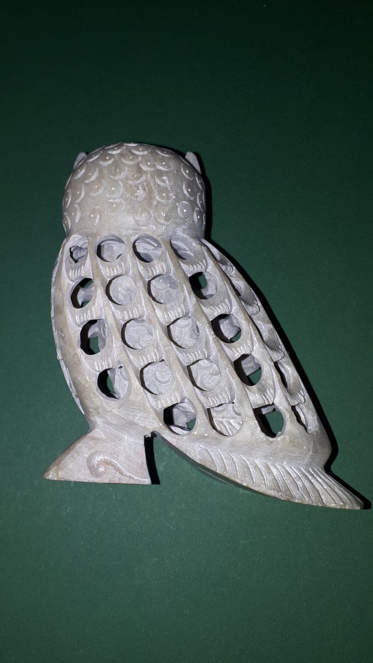Statuette: Dekorative Stein Eule – Usato da Plagne venduto da Reticulum01 4