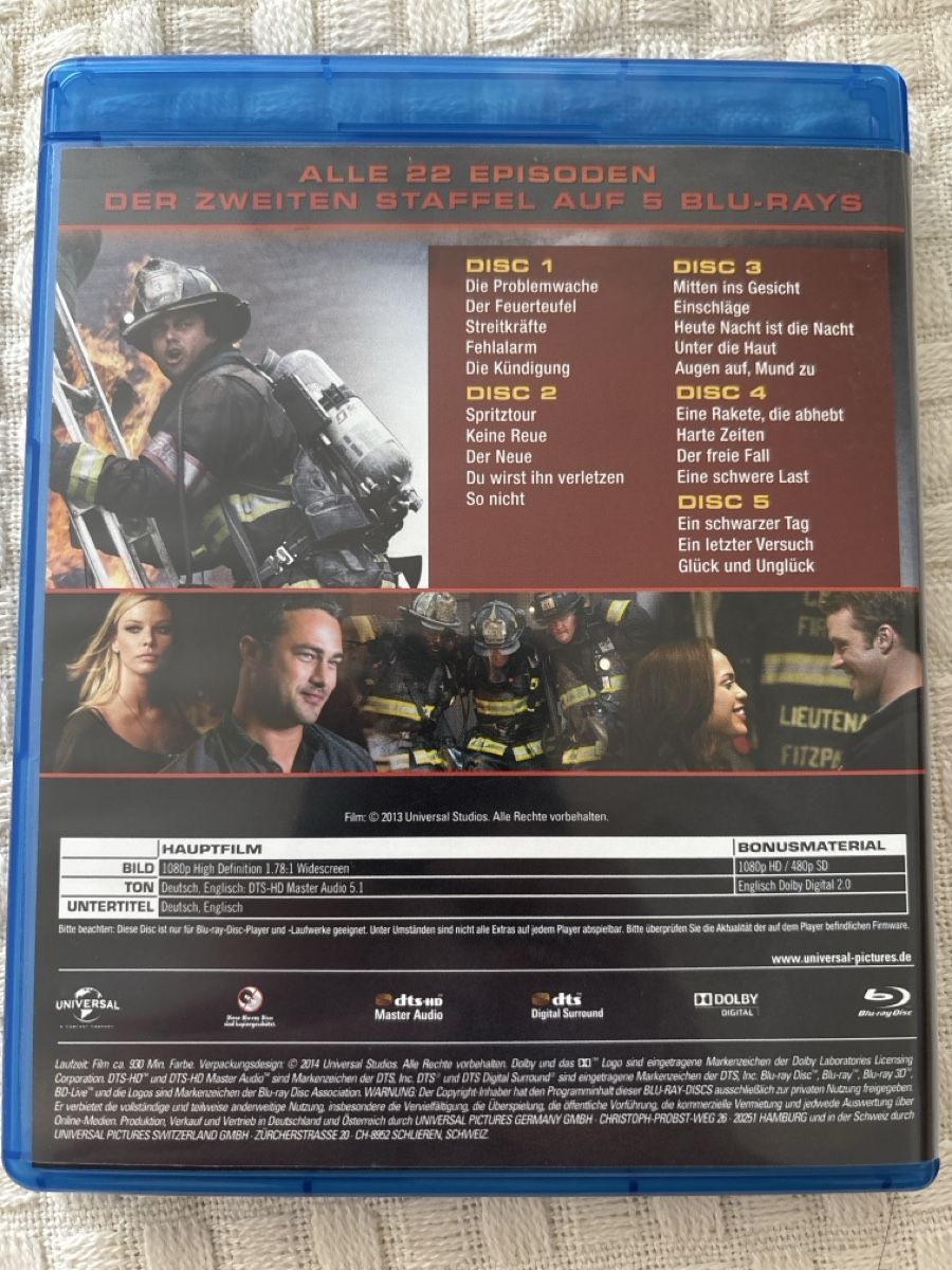 Tous les DVDs: Chicago fire staffel 1-5 bluray – D'occasion à Oberentfelden par Rabaelikus 2