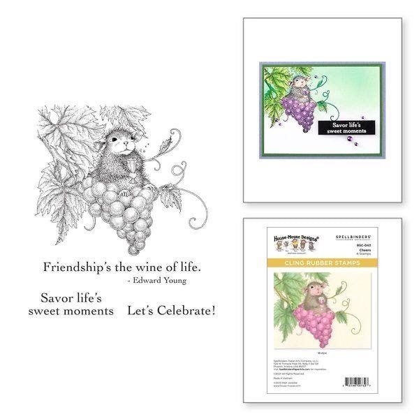 Stempel: Stempelset House Mouse "Cheers" von Spellbinders, NEU – Neu und originalverpackt aus Kirchberg BE von Smartie5