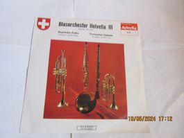 Vinyl-Single Blasorchester Helvetia III