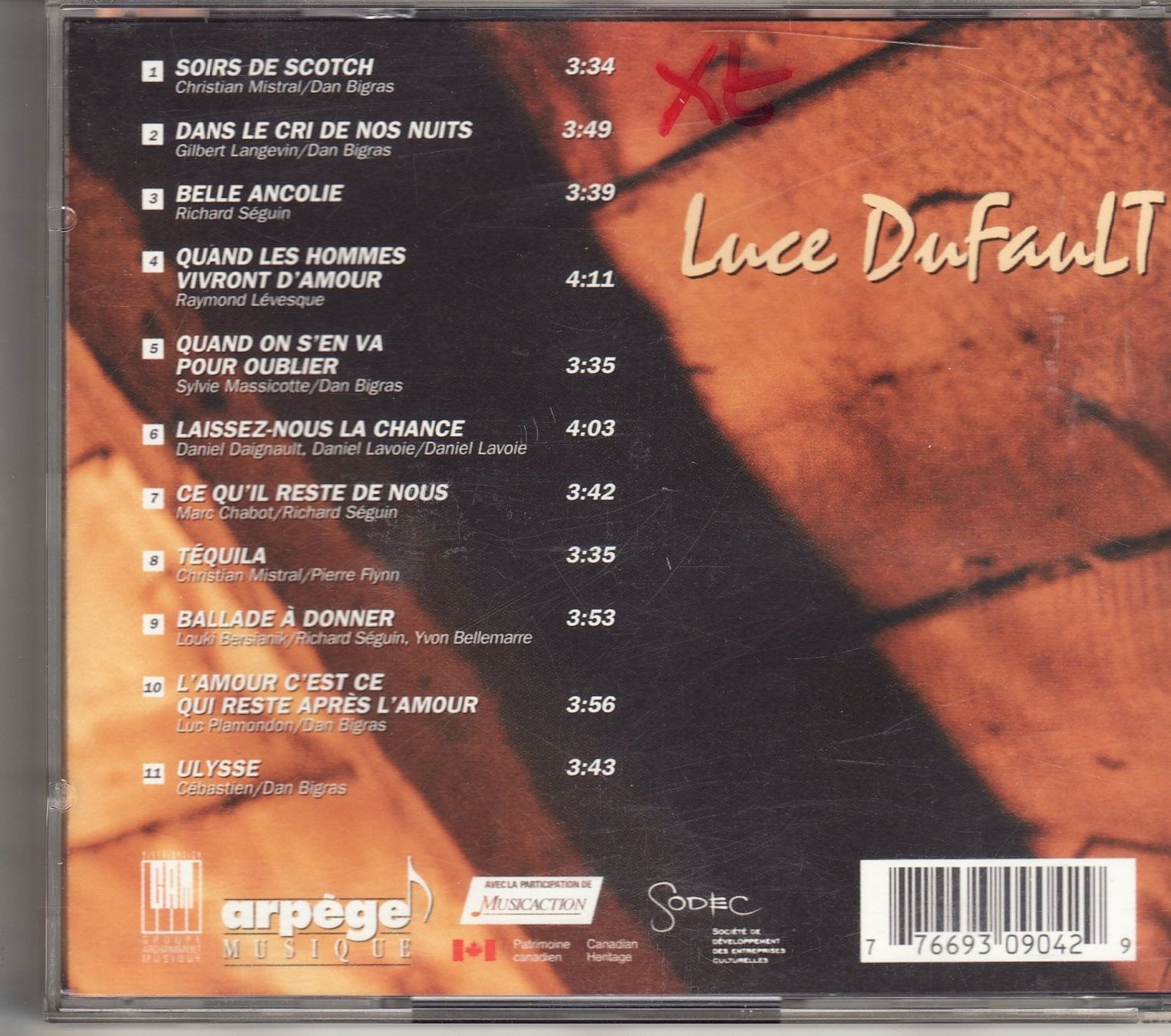 CDs: Luce Dufault Luce Dufault – Neuf (Voir description) à Boussens par catfood01 1
