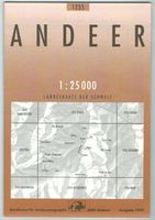 Landkarte Andeer 1999