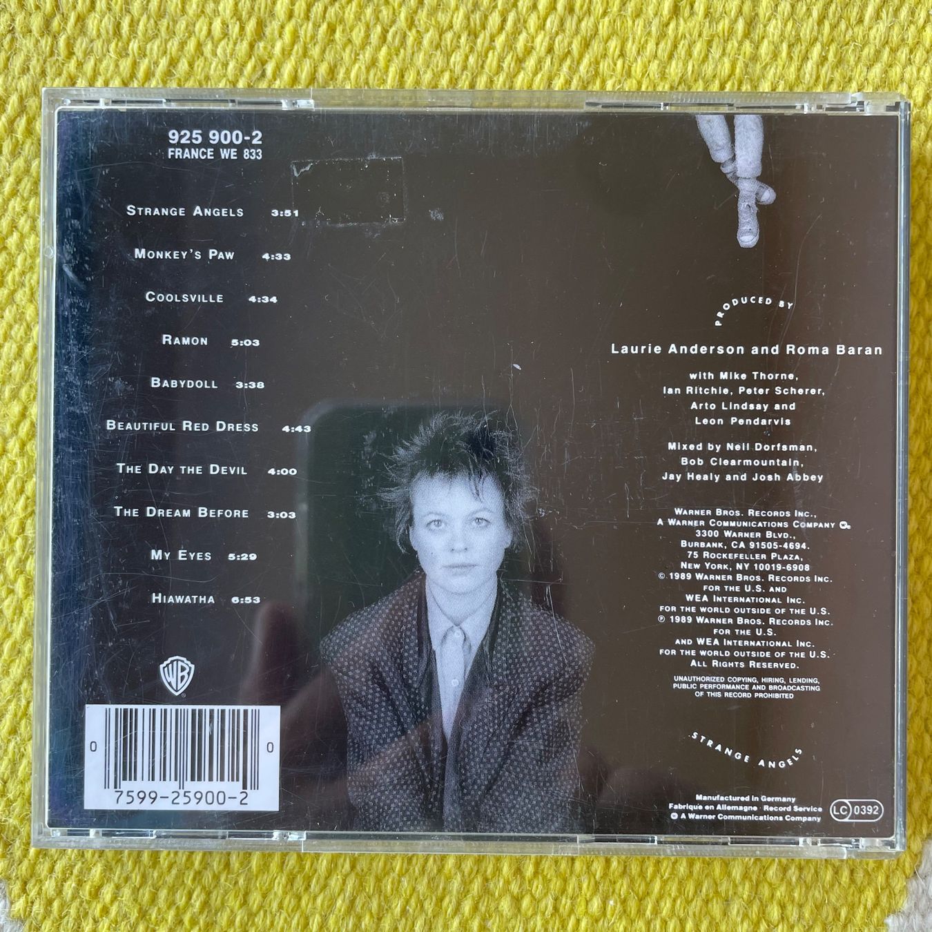 CD: LAURIE ANDERSON-STRANGE ANGELS – Usato da Rorschacherberg venduto da CD-Roli 1