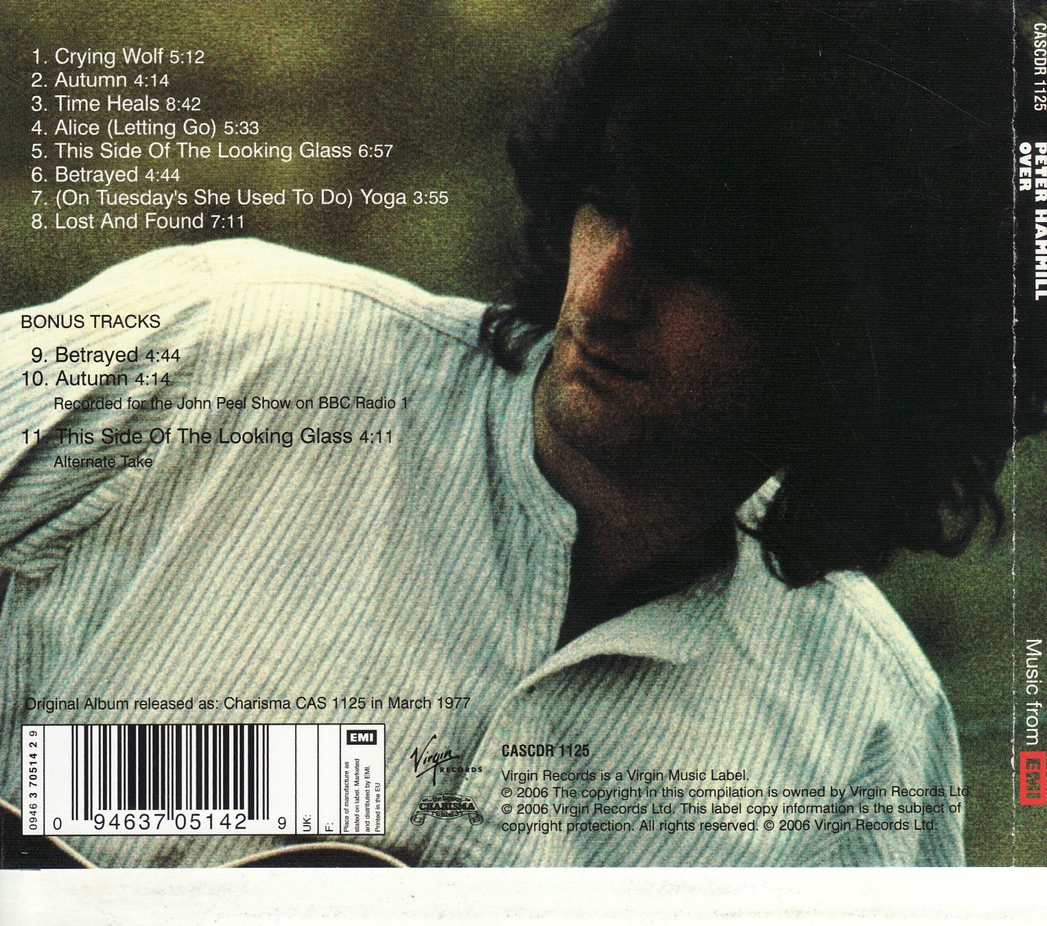 CDs: Peter Hammill ‎– Over – Neu (gemäss Beschreibung) aus Boussens von catfood01 1