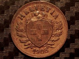 1908 - 2 cts. 1.00 Mio.!!! 2.49gr!!!