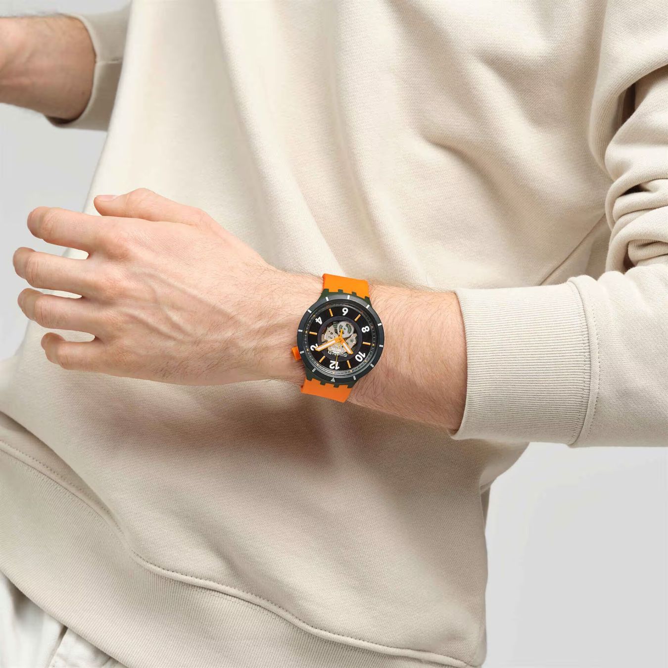 Swatch Orologi: SWATCH Big Bold Bioceramic „Fall-Iage” New, NO box & papers – Nuovo (secondo la descrizione) da Le Mont-sur-Lausanne venduto da LycaGallery 3