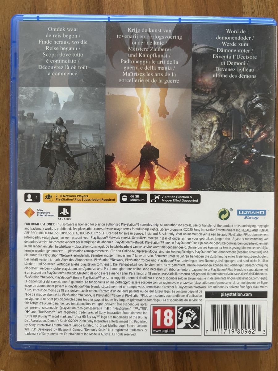 Sony Giochi: Demon's Souls Remake PS 5 – Usato da Winterthur venduto da Lift 1