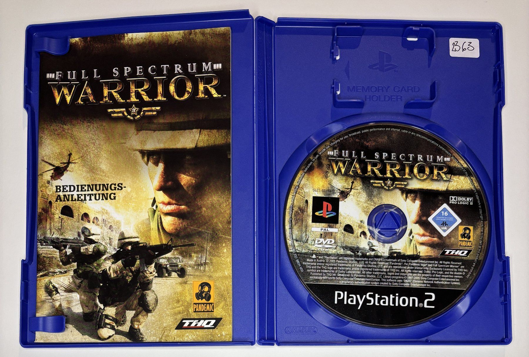 Giochi: PS2 - Full Spectrum Warrior – Usato da Allschwil venduto da Bullach 1