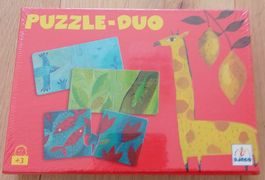 Puzzle Duo Djeco 12 x 2 Puzzle Teile Farben lernen