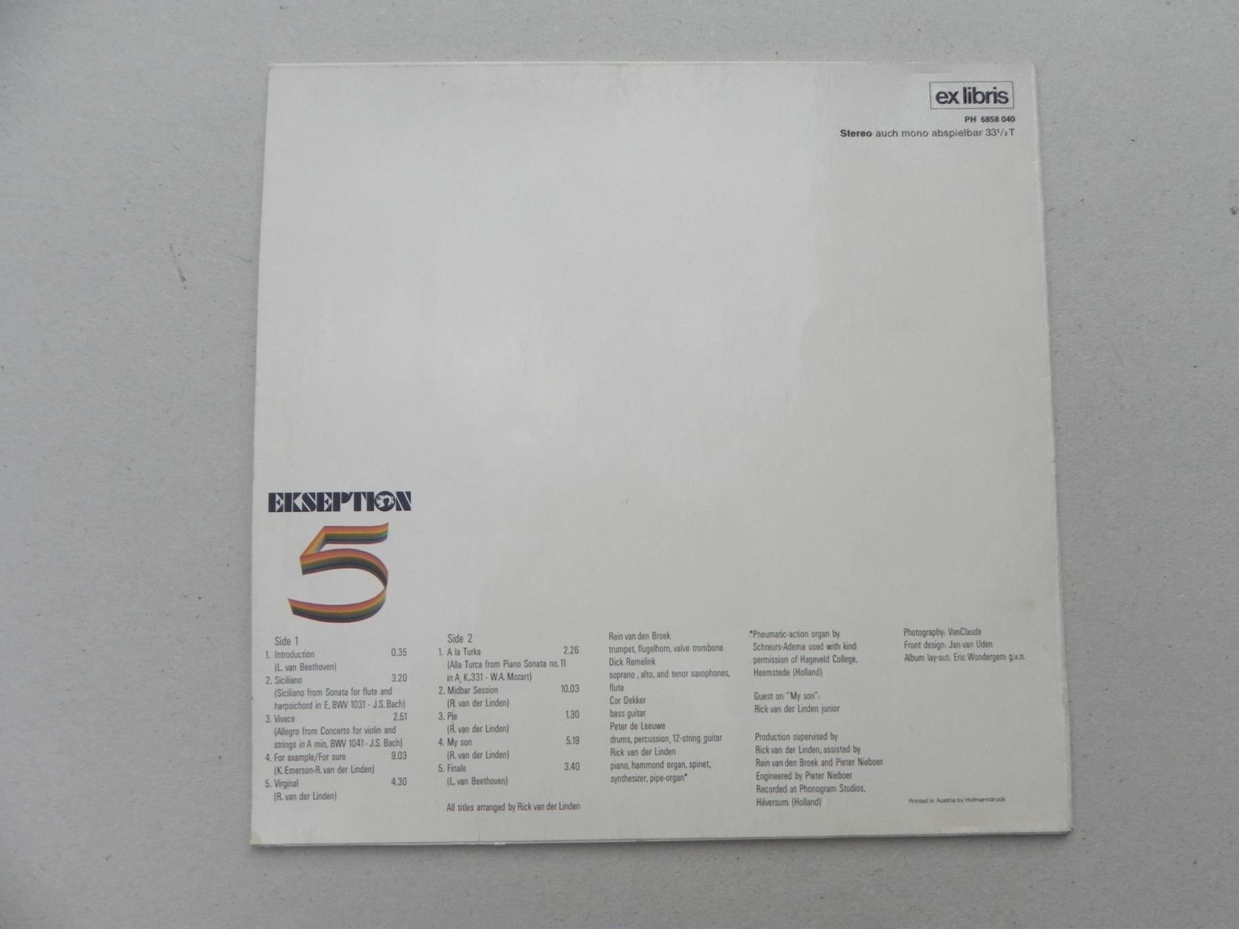 Vinyles: 2 Lp Ekseption Pop ExLibris Edition 1974 – D'occasion à Siebnen par krimsie 3