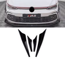 Frontflaps / Canards / Schwarz / VW, Audi, Seat, Skoda u. a.