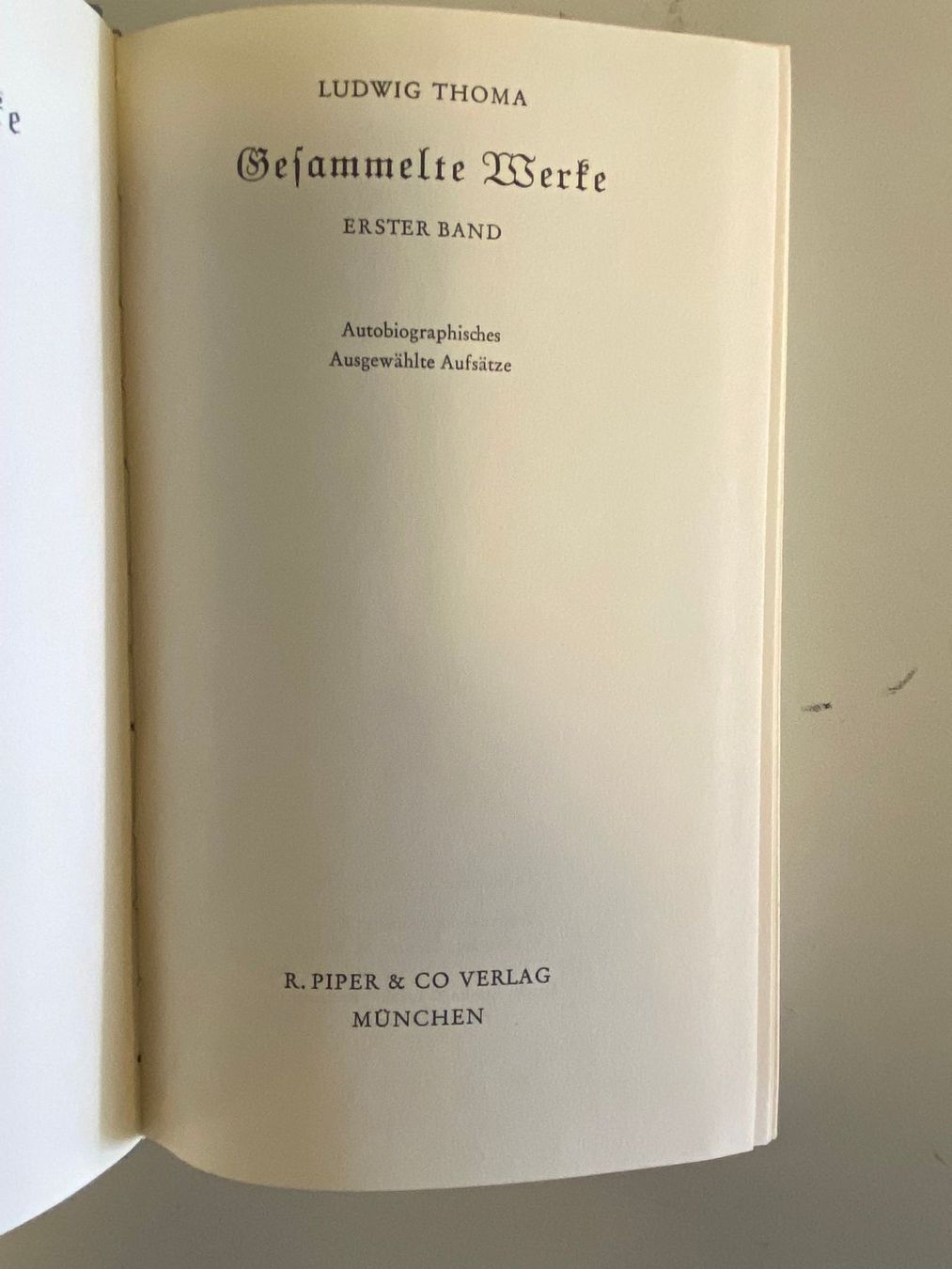 Bücher: Ludwig Thoma: Gesammelte Werke – Gebraucht aus Starrkirch-Wil von UB007 1