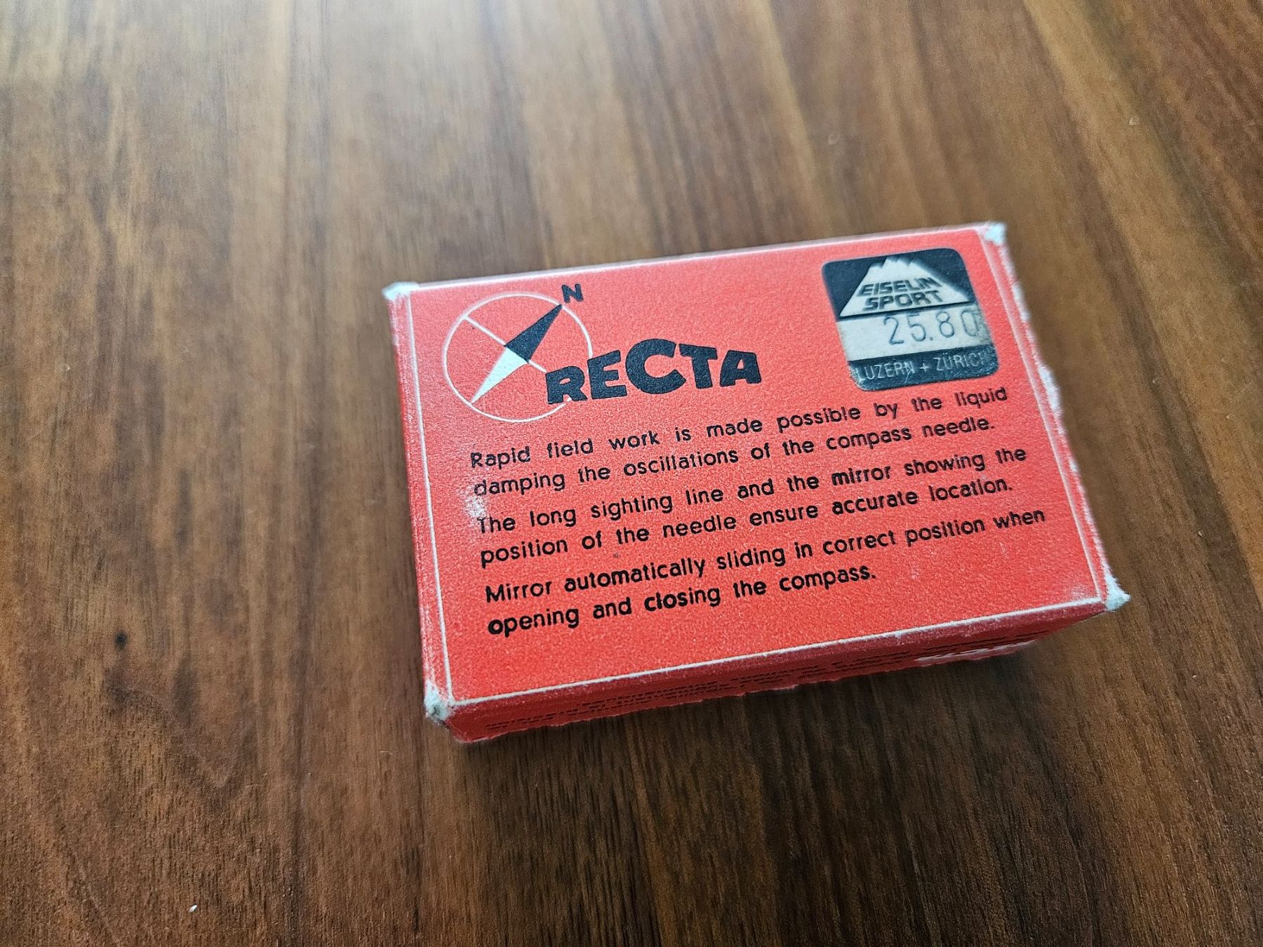 Recta GPS & Messgeräte: Recta Kompass in Originalverpackung – Gebraucht aus Untervaz von FullFlap777 3