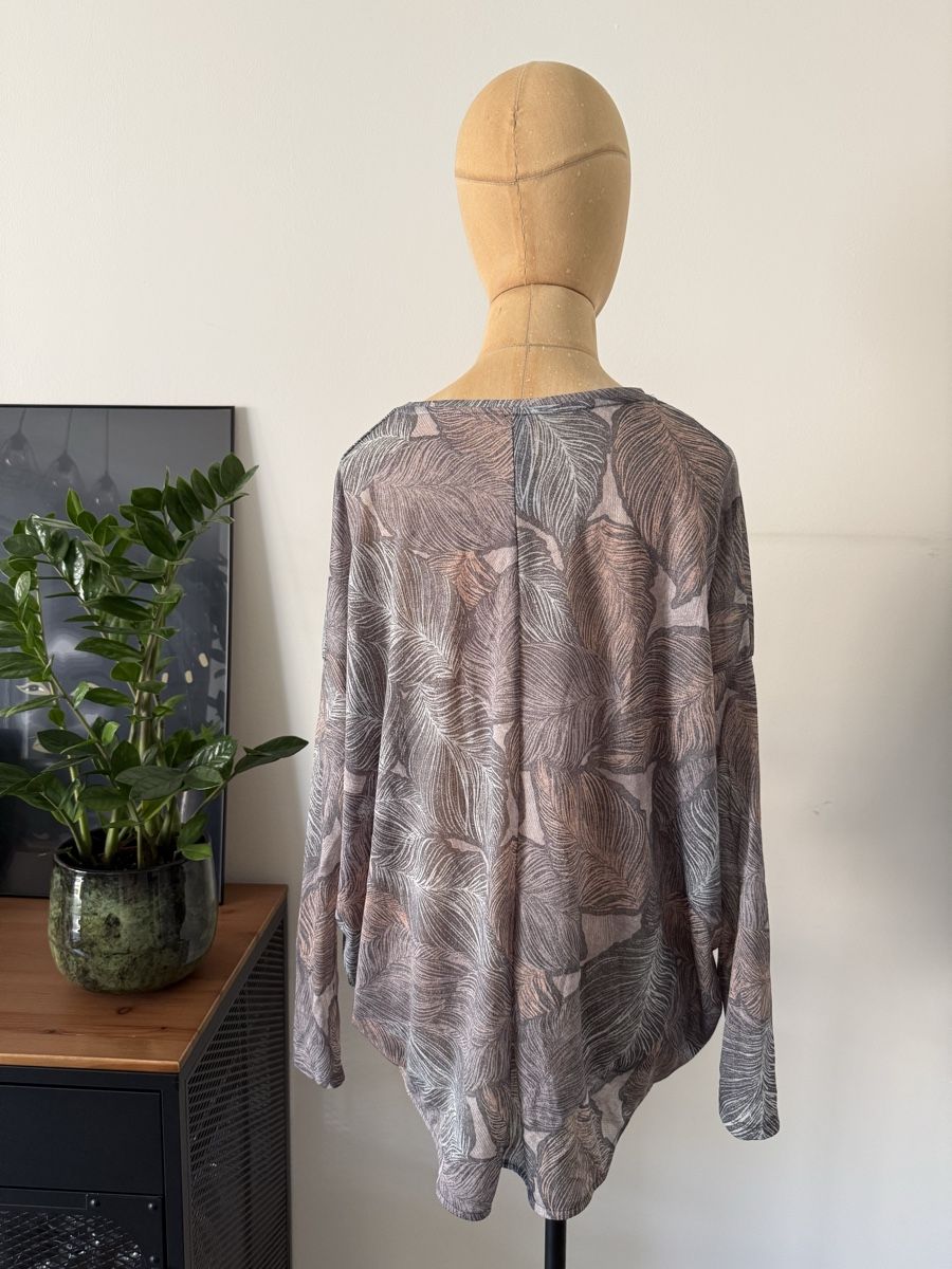 Zara Chemisiers: ZARA Basic Bluse Gr. M | Botanical Print | Oversize – D'occasion à Lugano par rebecca.wardrobe 5