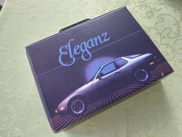 Box mit Tragegriff für 30 Musik-Kassetten Eleganz Porsche