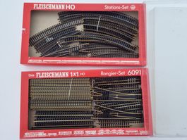 Fleischmann Modellgleis 74+ Teile H0