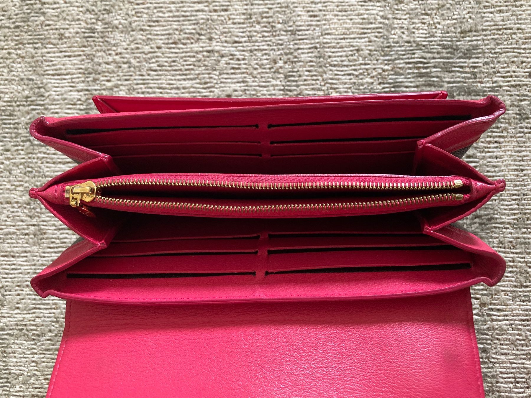 Louis Vuitton Portamonete: Louis Vuitton fuchsia monogram canvas elysee wallet – Usato da Turbenthal venduto da Seeb7 5