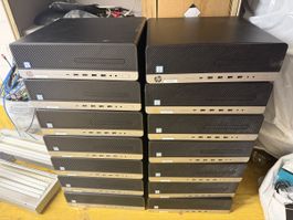 14 x HP EliteDesk 800 G5 SFF i5 9500, 9th Gen PC neuwertig